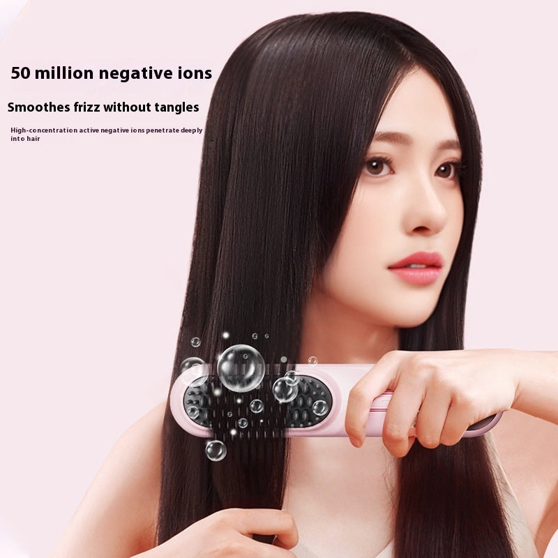 Cordless Hair Straightener Brush  Wet & Dry Ionic Styling Tool