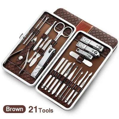 Professional Manicure Kit & Nail Care Set