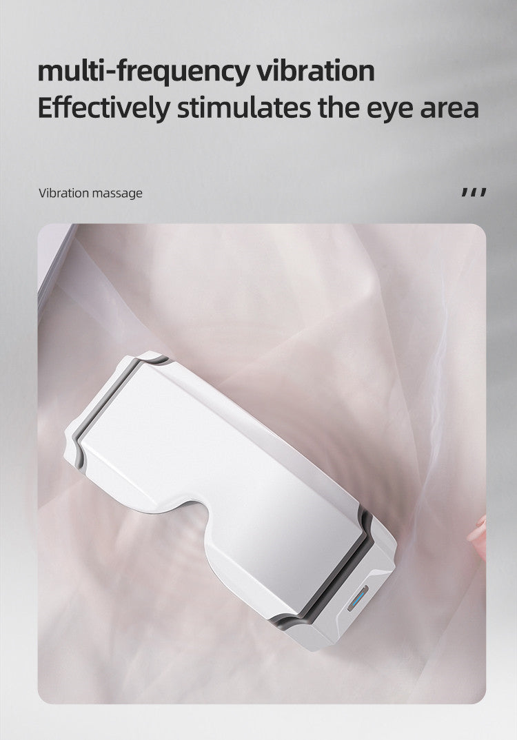 Heated Eye Massager  Relaxing Eye Therapy Device for Tired Eyes