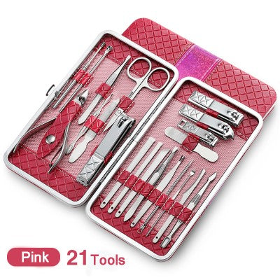 Professional Manicure Kit & Nail Care Set