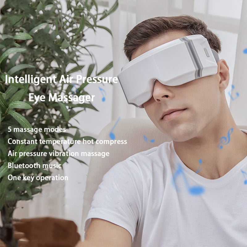 Heated Eye Massager  Relaxing Eye Therapy Device for Tired Eyes