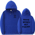 Letter Print Fleece Hoodie Unisex