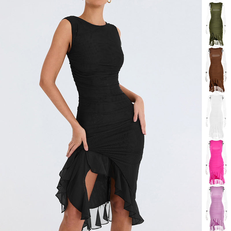 Women's Sleeveless Slim Fit Mini Dress