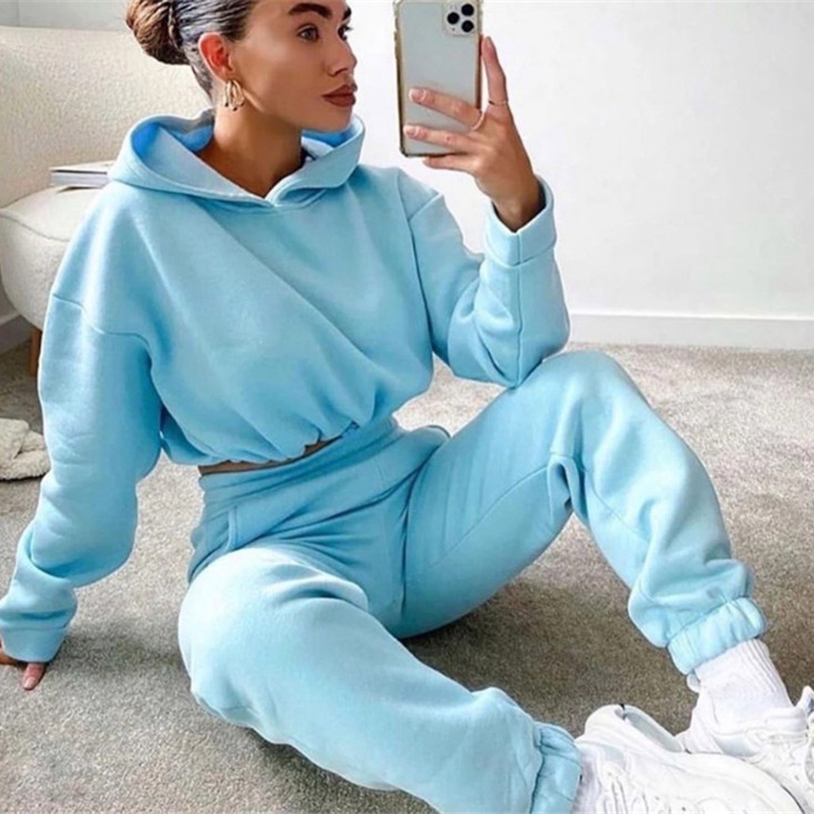 Women’s Casual Tracksuit Set Hoodie & Jogger Sweatsuit