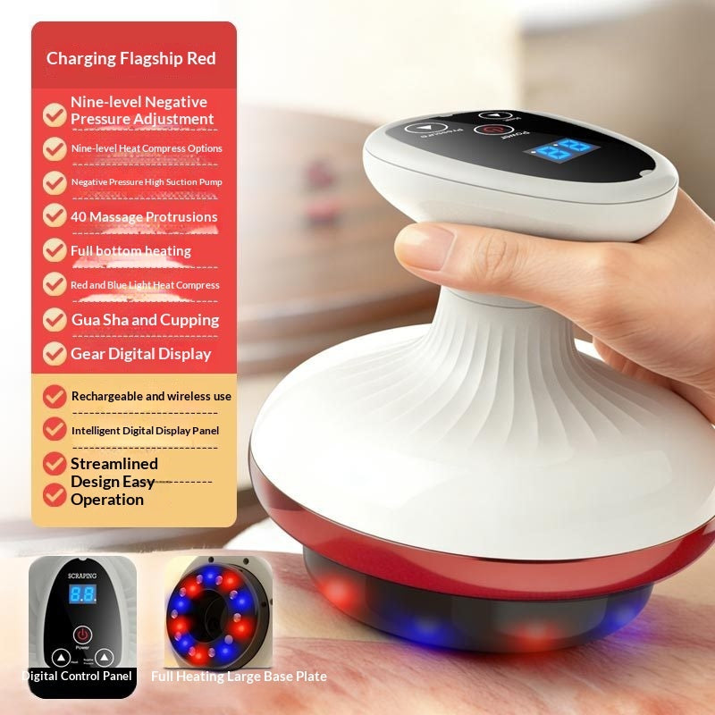 Electric Gua Sha Massage Device Body & Facial Contouring Tool