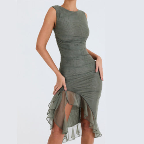 Women's Sleeveless Slim Fit Mini Dress