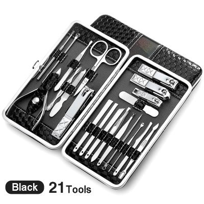 Professional Manicure Kit & Nail Care Set