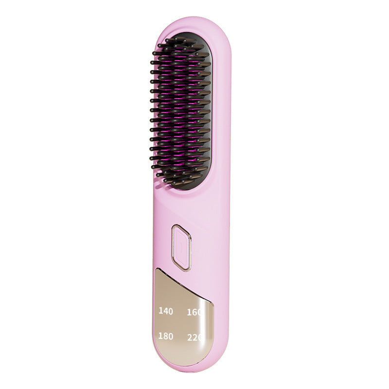 Cordless Hair Straightener Brush  Wet & Dry Ionic Styling Tool
