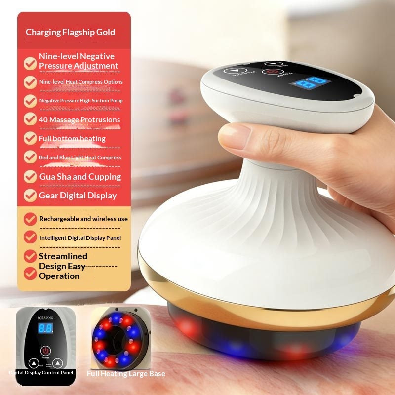 Electric Gua Sha Massage Device Body & Facial Contouring Tool