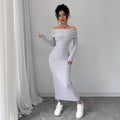 Long Sleeve Maxi Dress”