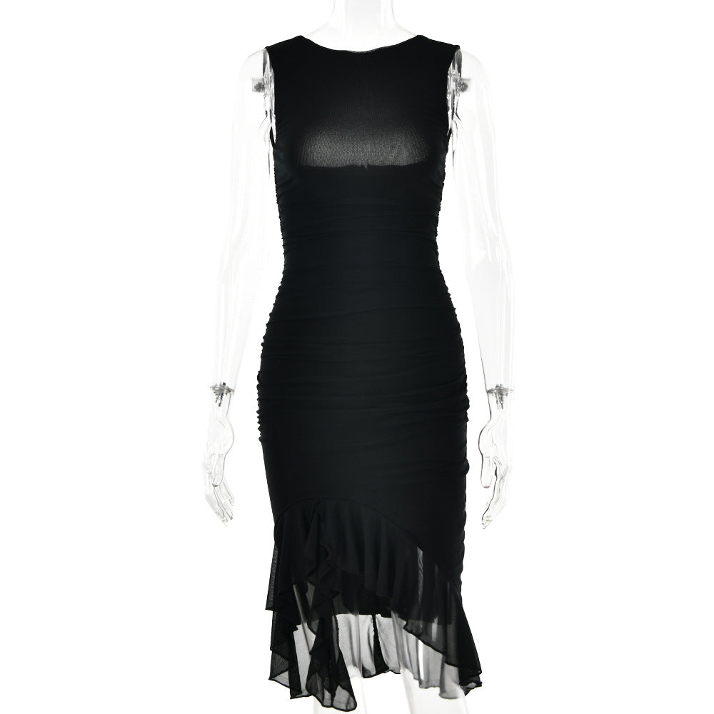 Women's Sleeveless Slim Fit Mini Dress
