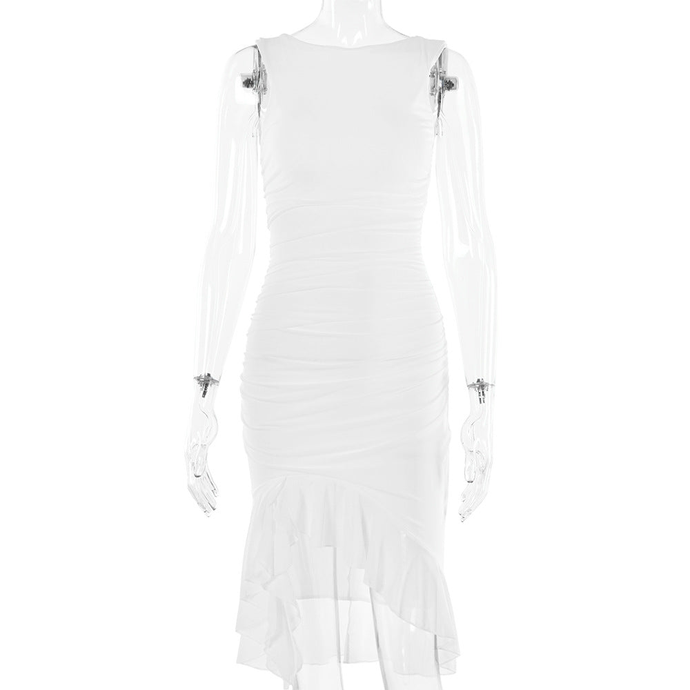 Women's Sleeveless Slim Fit Mini Dress
